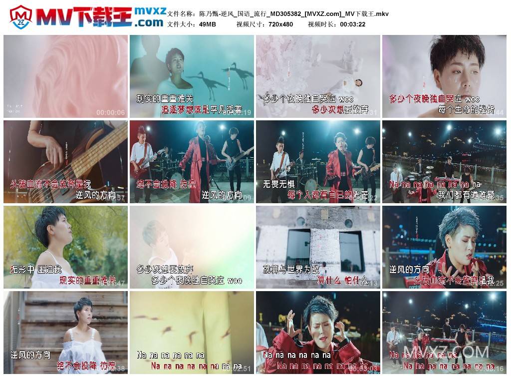 陈乃甄-逆风_国语_流行_MD305382